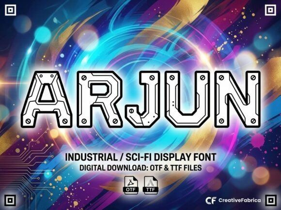 Arjun: Galactic Typography for Future-Ready Branding