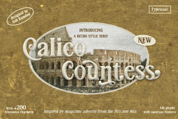 Calico Countess: A Retro Serif for Modern Design