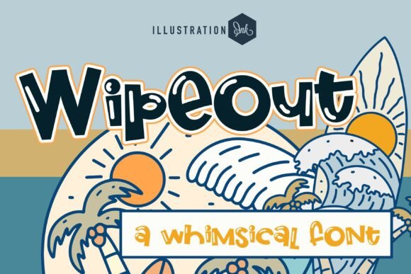 Catch a Wave of Creativity with the Wipeout Typeface