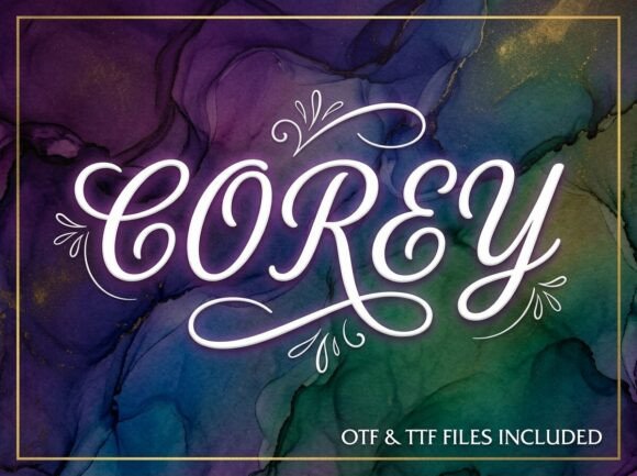 Corey Font: A Bold Display Typeface for Impactful Design