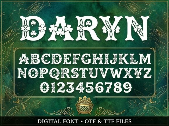 Daryn: The Decorative Font for High-Impact Design