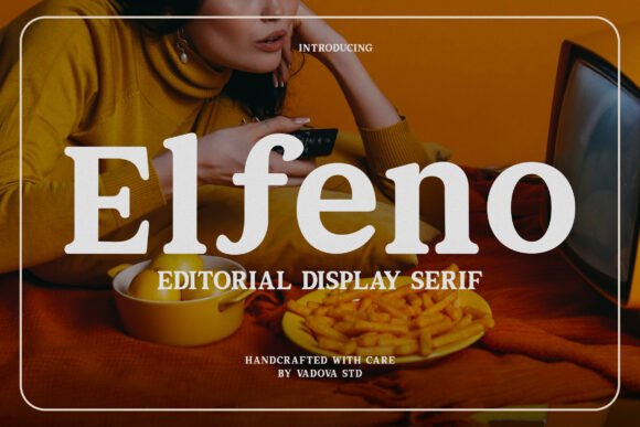 Elfeno: A Retro Elegant Serif for Modern Branding
