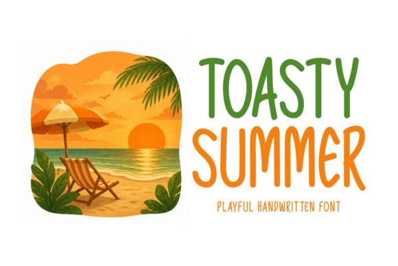 Embrace Warmth: The Toasty Summer Font for Designers