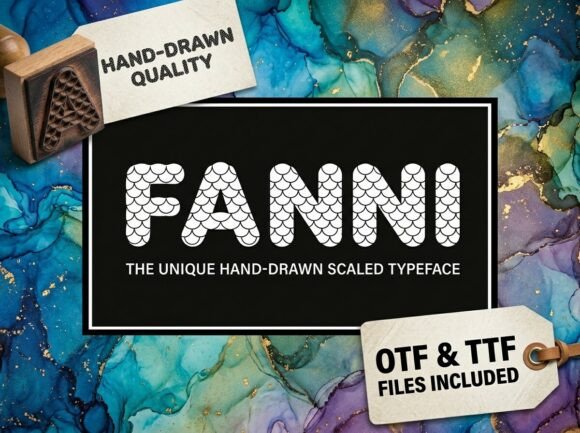 Fanni: A Display Font for Coastal Branding