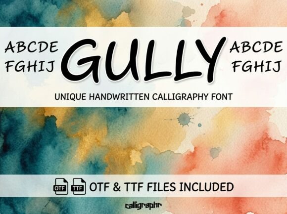 Gully: A Bold Display Font for Impactful Design