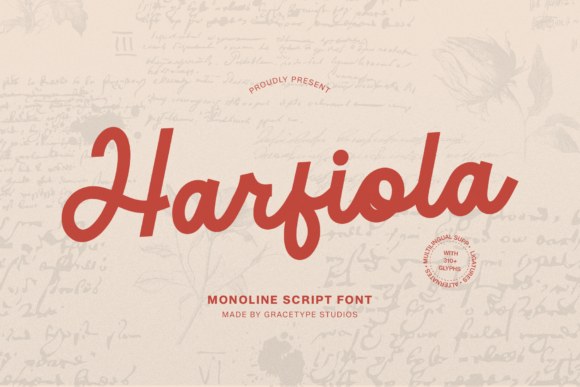 Harfiola: A Monoline Script for Timeless Design
