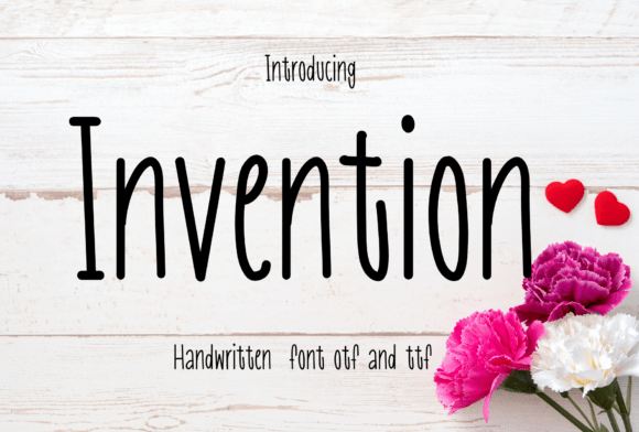 Invention: A Handwritten Font for Authentic Design