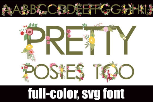 Pretty Posies Too: Botanical Elegance for Modern Branding
