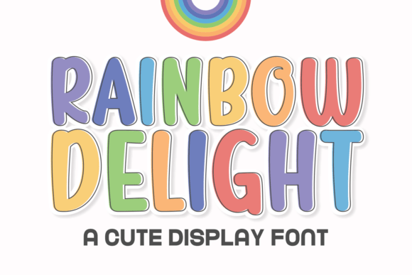 Rainbow Delight: A Handwritten Font for Joyful Design