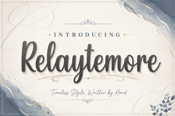 Relaytemore: The Elegant Script for Modern Branding