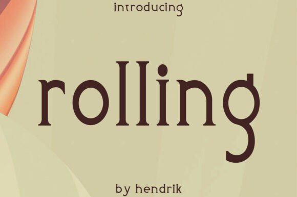 Rolling Serif: The Modern Font Blending Elegance with Dynamic Style