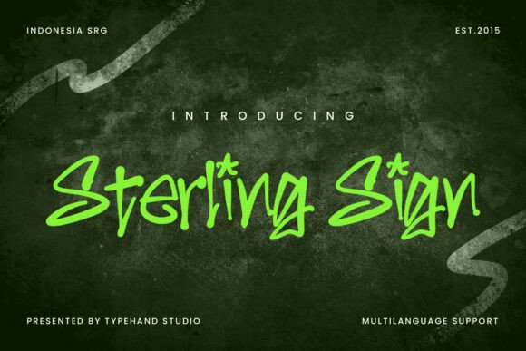 Sterling Sign: Urban Handwriting for Bold Branding