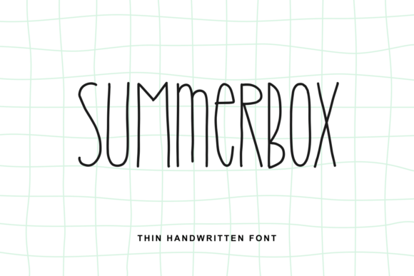 Summerbox: A Playful Handwritten Font for Modern Design