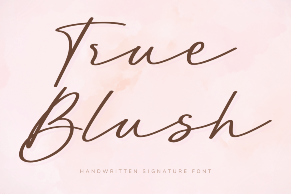 True Blush: The Font for Elegant Branding