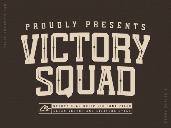 Victory Squad: Powering Athletic Branding with Typography