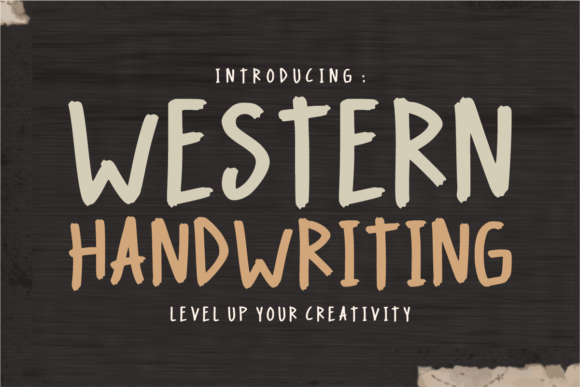 Western Handwriting: The Rugged Font for Authentic Design